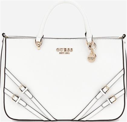 BRAMINA GIRLFRIEND SATCHEL ΤΣΑΝΤΑ ΓΥΝΑΙΚΕΙΟ (ΔΙΑΣΤΑΣΕΙΣ: 30 X 20 X 9ΕΚ.) GUESS