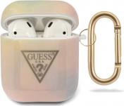 CASE T&D GOLD TRIANGLE 01 FOR APPLE AIRPODS GEN 1 / APPLE AIRPODS GEN 2 PINK GUACA2TPUMCGG01 GUESS