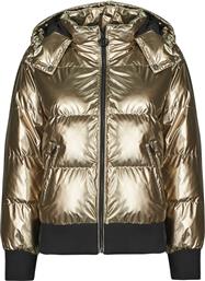 ΧΟΝΤΡΟ ΜΠΟΥΦΑΝ BICE METALLIC HOODIE PUFFER GUESS από το SPARTOO