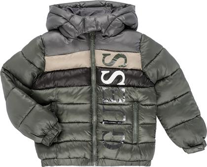ΧΟΝΤΡΟ ΜΠΟΥΦΑΝ HOODED PADDED LS PUFFER W/ZIP GUESS