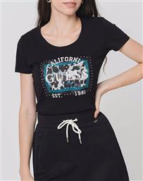 CN SS ANIMALIER BOXY PRINT ΜΠΛΟΥΖΑ ΓΥΝΑΙΚΕΙΟ GUESS