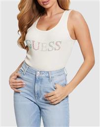 COLORFUL LOGO TANK TOP ΜΠΛΟΥΖΑ ΓΥΝΑΙΚΕΙΟ W3GP43K9I51-G012 OFFWHITE GUESS