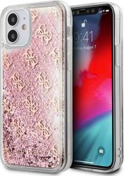 COVER 4G LIQUID GLITTER FOR APPLE IPHONE 12 MINI PINK GUHCP12SLG4GSPG GUESS