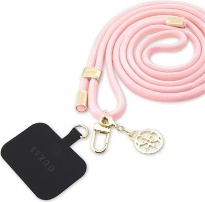 CROSSBODY CORD UNIVERSAL ΚΟΡΔΟΝΑΚΙ ΣΥΜΒΑΤΟ ΜΕ ΚΑΘΕ ΤΥΠΟ ΘΗΚΗΣ (ΡΟΖ - GUOUCNMG4EP) GUESS