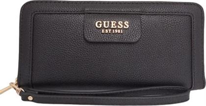 ECO ANGY SLG LARGE ZIP AROUND SWEVG896546 BLACK GUESS