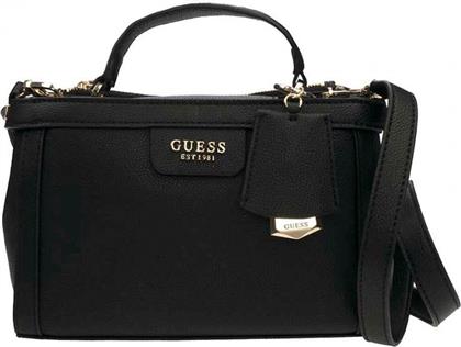ECO ANGY SMALL SOCIETY SATCHEL HWEVG896505 BLACK GUESS από το TROUMPOUKIS
