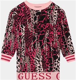 ΦΟΡΕΜΑ ΥΦΑΣΜΑΤΙΝΟ J3BK04 Z3AH0 ΡΟΖ REGULAR FIT GUESS