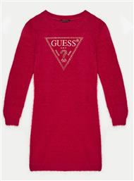 ΦΟΡΕΜΑ ΥΦΑΣΜΑΤΙΝΟ J4BK11 Z3K20 ΚΟΚΚΙΝΟ REGULAR FIT GUESS από το MODIVO