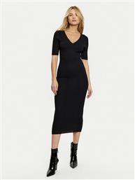 ΦΟΡΕΜΑ ΥΦΑΣΜΑΤΙΝΟ W5RK11 Z2V62 ΜΑΥΡΟ BODYCON FIT GUESS