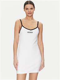 ΦΟΡΕΜΑ ΚΑΘΗΜΕΡΙΝΟ E5GK15 KCQV1 ΛΕΥΚΟ BODYCON FIT GUESS