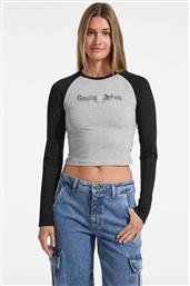 ΓΥΝΑΙΚΕΙΑ ΜΠΛΟΥΖΑ ΔΙΧΡΩΜΗ ΜΕ ΛΟΓΟΤΥΠΟ - W5YI00J1314 ΜΑΥΡΟ GUESS