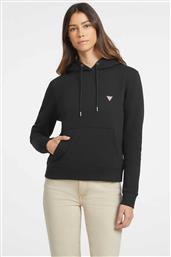 ΓΥΝΑΙΚΕΙΑ ΜΠΛΟΥΖΑ ΦΟΥΤΕΡ ΜΕ LOGO PRINT ΚΑΙ ΚΟΥΚΟΥΛΑ - W4YQ04KC811 ΜΑΥΡΟ GUESS