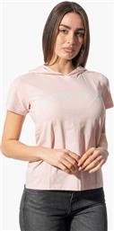 ΓΥΝΑΙΚΕΙΑ ΜΠΛΟΥΖΑ ΜΕ ΚΟΥΚΟΥΛΑ ΚΑΙ LOGO PRINT REGULAR FIT - W5GP28J1314 ΡΟΖ GUESS