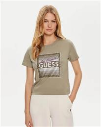 ΓΥΝΑΙΚΕΙΑ ΚΟΝΤΟΜΑΝΙΚΗ ΜΠΛΟΥΖΑ - SS CN BOXY LOGO GUESS