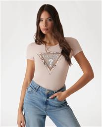 ΓΥΝΑΙΚΕΙΑ ΚΟΝΤΟΜΑΝΙΚΗ ΜΠΛΟΥΖΑ - SS CN CHEETA LOGO TRIANGLE GUESS