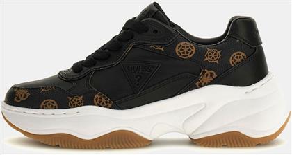 ΓΥΝΑΙΚΕΙΑ SNEAKERS ''HAPYY'' - FLTHPYFAL12 ΜΑΥΡΟ GUESS