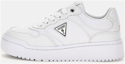 ΓΥΝΑΙΚΕΙΑ SNEAKERS ΜΕ LOGO ΣΤΟ ΠΛΑΙ ''MIRAM'' - FLPMIRELE12 ΛΕΥΚΟ GUESS