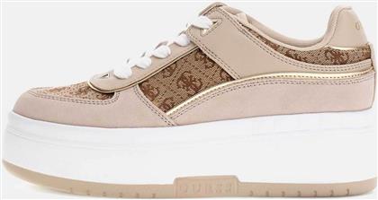 ΓΥΝΑΙΚΕΙΑ SNEAKERS ΜΕ ΛΟΓΟΤΥΠΟ ''RIDGEE'' - FLPR2DFAL12 ΜΠΕΖ GUESS