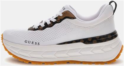 ΓΥΝΑΙΚΕΙΑ SNEAKERS ΜΕ ΛΟΓΟΤΥΠΟ ''RUNIT'' - FLTRT2FAB12 ΛΕΥΚΟ GUESS