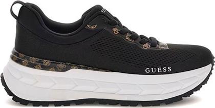 ΓΥΝΑΙΚΕΙΑ SNEAKERS ΜΕ ΛΟΓΟΤΥΠΟ ''RUNIT'' - FLTRT2FAB12 ΜΑΥΡΟ GUESS