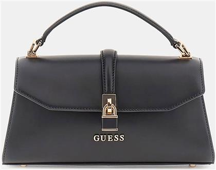 ΓΥΝΑΙΚΕΙΑ ΤΣΑΝΤΑ ΧΕΙΡΟΣ ΜΕ LOGO ''QUEENSLAND'' - HWVG9655200 ΜΑΥΡΟ GUESS