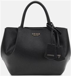 ΓΥΝΑΙΚΕΙΑ ΤΣΑΝΤΑ ΧΕΙΡΟΣ ΜΕ ΜΕΤΑΛΛΙΚΟ ΛΟΓΟΤΥΠΟ ''AMORETTE'' - HWBG7898060 ΜΑΥΡΟ GUESS