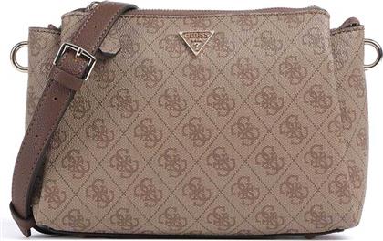 ΓΥΝΑΙΚΕΙΑ ΤΣΑΝΤΑ CROSSBODY ΜΕ ALL-OVER LOGO PRINT ''NOELLE'' - HWBG9672120 ΚΑΦΕ GUESS