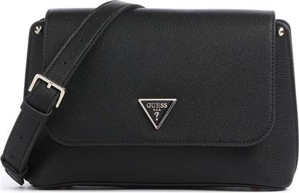 ΓΥΝΑΙΚΕΙΑ ΤΣΑΝΤΑ CROSSBODY ΜΕ LOGO ''MERIDIAN'' - HWBG6974200 ΜΑΥΡΟ GUESS