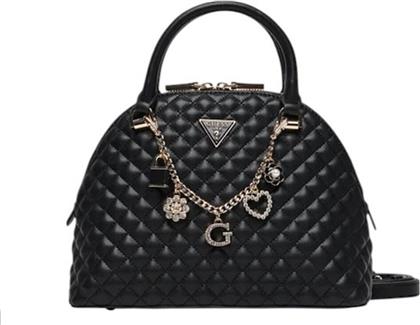 ΓΥΝΑΙΚΕΙΑ ΤΣΑΝΤΑ ΩΜΟΥ/CROSSBODY ΚΑΙ ΑΛΥΣΙΔΑ ΜΕ ΔΙΑΚΟΣΜΗΤΙΚΑ CHARMS ''EVERLEE'' - HWEG8679050 ΜΑΥΡΟ GUESS