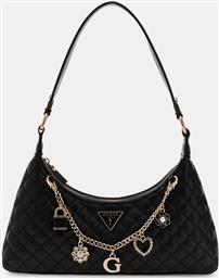 ΓΥΝΑΙΚΕΙΑ ΤΣΑΝΤΑ ΩΜΟΥ ΚΑΙ ΑΛΥΣΙΔΑ ΜΕ CHARM ΛΟΓΟΤΥΠΟ ''EVERLEE'' - HWEG8679180 ΜΑΥΡΟ GUESS