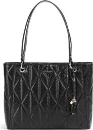 ΓΥΝΑΙΚΕΙΑ ΤΣΑΝΤΑ ΩΜΟΥ ΜΕ ALL-OVER LOGO PRINT ''ALDINA'' - HWGG9663250 ΜΑΥΡΟ GUESS