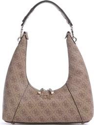 ΓΥΝΑΙΚΕΙΑ ΤΣΑΝΤΑ ΩΜΟΥ ΜΕ ALL-OVER LOGO PRINT ''CALISTA'' - HWSG7334170 ΚΑΦΕ ΑΝΟΙΧΤΟ GUESS