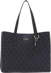 ΓΥΝΑΙΚΕΙΑ ΤΣΑΝΤΑ ΩΜΟΥ ΜΕ ALL-OVER LOGO PRINT ''MERIDIAN GIRLFRIEND TOTE'' - HWSG8778230 ΑΝΘΡΑΚΙ GUESS