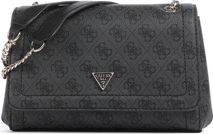 ΓΥΝΑΙΚΕΙΑ ΤΣΑΝΤΑ ΩΜΟΥ ΜΕ ALL-OVER LOGO PRINT ''NOELLE'' - HWBG9672210 ΑΝΘΡΑΚΙ GUESS