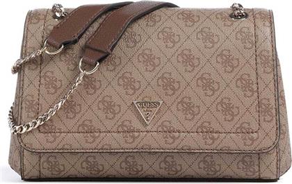 ΓΥΝΑΙΚΕΙΑ ΤΣΑΝΤΑ ΩΜΟΥ ΜΕ ALL-OVER LOGO PRINT ''NOELLE'' - HWBG9672210 ΚΑΦΕ GUESS
