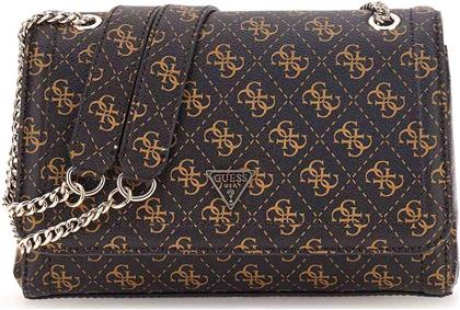 ΓΥΝΑΙΚΕΙΑ ΤΣΑΝΤΑ ΩΜΟΥ ΜΕ ALL-OVER LOGO PRINT ''NOELLE II'' - HWQG9672210 ΜΑΥΡΟ GUESS