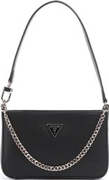 ΓΥΝΑΙΚΕΙΑ ΤΣΑΝΤΑ ΩΜΟΥ ΜΕ ΜΕΤΑΛΛΙΚΟ ΛΟΓΟΤΥΠΟ ΚΑΙ ΑΛΥΣΙΔΑ ''NOELLE II'' - HWZG9672720 ΜΑΥΡΟ GUESS