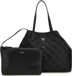 ΓΥΝΑΙΚΕΙΑ ΤΣΑΝΤΑ SHOPPER ΜΕ ΑΝΑΓΛΥΦΟ LOGO ''ADELASIA'' - HWQL9658240 ΜΑΥΡΟ GUESS