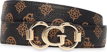 ΓΥΝΑΙΚΕΙΑ ΖΩΝΗ ΜΕ ALL-OVER LOGO PRINT ΚΑΙ ΑΓΚΡΑΦΑ ''REV & NOT'' - BW9244P5330 ΜΑΥΡΟ GUESS