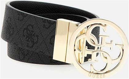 ΓΥΝΑΙΚΕΙΑ ΖΩΝΗ ΜΟΝΟΧΡΩΜΗ ΜΕ ALL-OVER 4G MONOGRAM PRINT ''NOLANA'' - BW9166P4235 ΑΝΘΡΑΚΙ GUESS