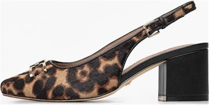 ΓΥΝΑΙΚΕΙΕΣ ΔΕΡΜΑΤΙΝΕΣ ΓΟΒΕΣ SLINGBACK ''CALIDELY'' - FLTCLDLEP05 ΚΑΦΕ GUESS