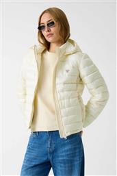 ΓΥΝΑΙΚΕΙΟ ΜΠΟΥΦΑΝ ΜΟΝΟΧΡΩΜΟ ΜΕ ΚΑΠΙΤΟΝΕ ΣΧΕΔΙΟ - W5RL99WHAB2 ΕΚΡΟΥ GUESS