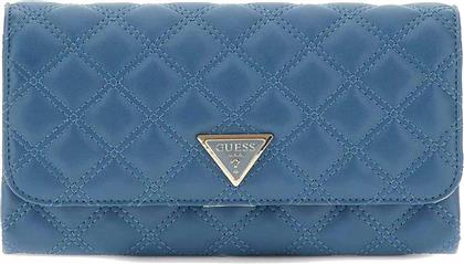 ΓΥΝΑΙΚΕΙΟ CLUTCH ΚΑΠΙΤΟΝΕ ΜΕ ΛΟΓΟΤΥΠΟ ''GIULLY'' - HWQG8748750 ΜΠΛΕ GUESS