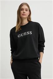 ΓΥΝΑΙΚΕΙΟ ΦΟΥΤΕΡ ΜΕ ΛΑΙΜΟΚΟΨΗ SOFIA ROUND NECK O5RQ03KC031-JBLK ΜΑΥΡΟ GUESS