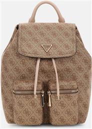 ΓΥΝΑΙΚΕΙΟ MINI BACKPACK ΜΕ ALL-OVER 4G LOGO ''MANHATTAN'' - HWSG7118310 ΚΑΦΕ ΑΝΟΙΧΤΟ GUESS
