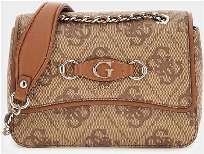 ΓΥΝΑΙΚΕΙΟ MINI BAG ΜΕ ALL-OVER LOGO PRINT ''IZZY'' - HWOS8654190 ΚΑΦΕ GUESS