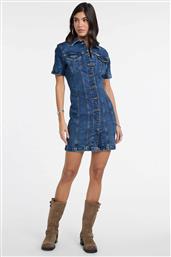 ΓΥΝΑΙΚΕΙΟ MINI ΦΟΡΕΜΑ DENIM SLIM FIT - W5YK55D5R11 DENIM BLUE GUESS