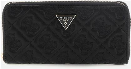 ΓΥΝΑΙΚΕΙO ΠΟΡΤΟΦΟΛΙ ΜΕ ALL-OVER LOGO PRINT ''ADELASIA'' - SWQL9658146 ΜΑΥΡΟ GUESS