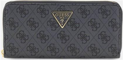ΓΥΝΑΙΚΕΙO ΠΟΡΤΟΦΟΛΙ ΜΕ ALL-OVER LOGO PRINT ''LAUREL II LARGE'' - SWSG7459146 ΑΝΘΡΑΚΙ GUESS