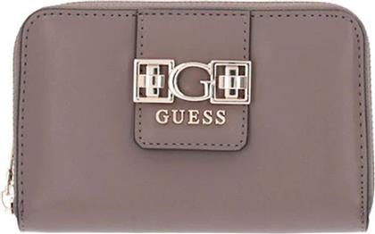 ΓΥΝΑΙΚΕΙO ΠΟΡΤΟΦΟΛΙ ΜΕ ΜΕΤΑΛΛΙΚΟ ΛΟΓΟΤΥΠΟ ''JANE'' - SWVG9891140 ΚΑΦΕ ΑΝΟΙΧΤΟ GUESS